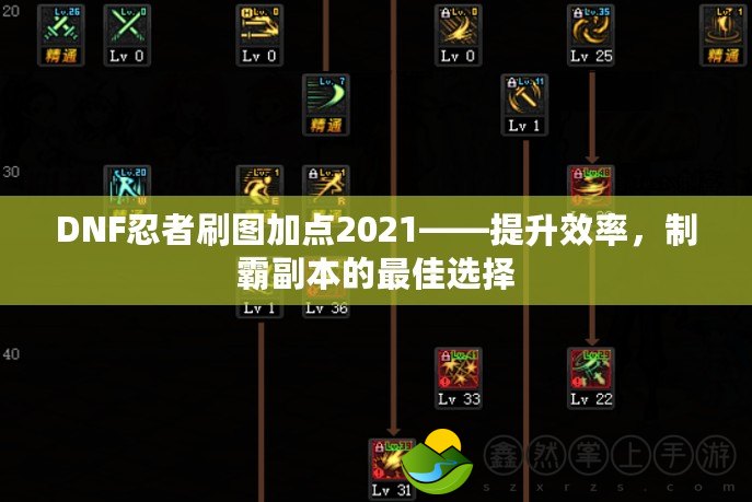 DNF忍者刷圖加點2021——提升效率，制霸副本的最佳選擇