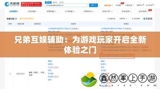 兄弟互娛輔助：為游戲玩家開啟全新體驗(yàn)之門