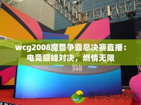 wcg2008魔獸爭霸總決賽直播：電競巔峰對(duì)決，燃情無限