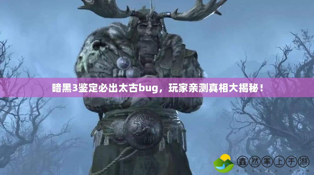 暗黑3鑒定必出太古bug，玩家親測真相大揭秘！