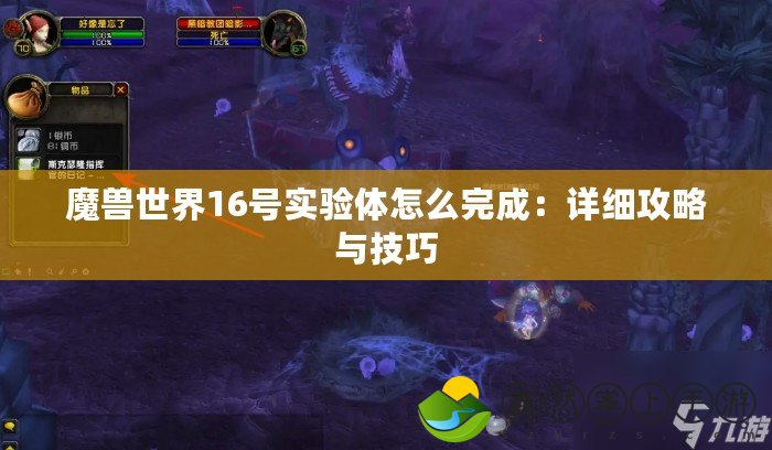 魔獸世界16號實驗體怎么完成：詳細攻略與技巧