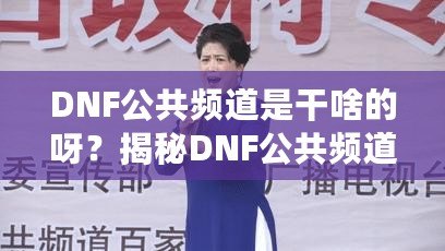 DNF公共頻道是干啥的呀？揭秘DNF公共頻道的真正作用與價(jià)值！