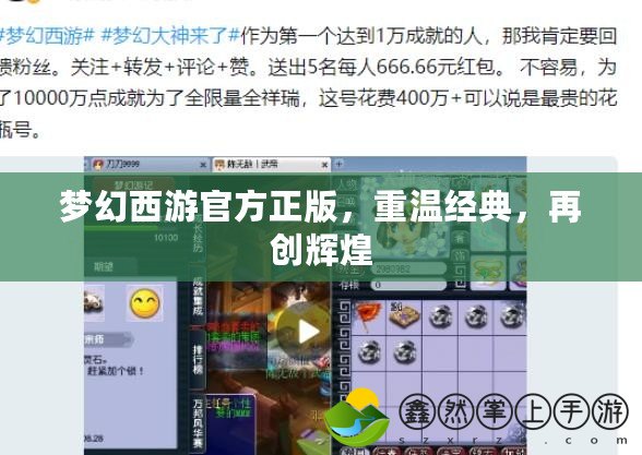 夢(mèng)幻西游官方正版，重溫經(jīng)典，再創(chuàng)輝煌