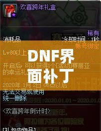 DNF界面補丁賽麗亞：為你的游戲體驗注入全新活力！