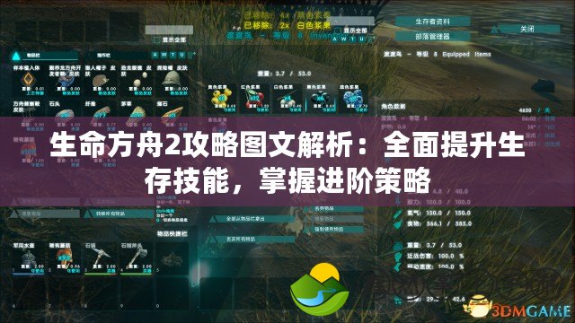 生命方舟2攻略圖文解析：全面提升生存技能，掌握進階策略