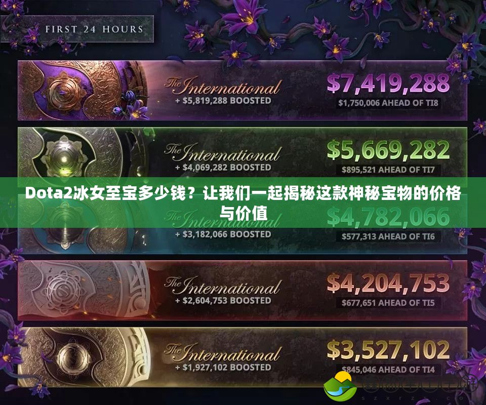 Dota2冰女至寶多少錢(qián)？讓我們一起揭秘這款神秘寶物的價(jià)格與價(jià)值