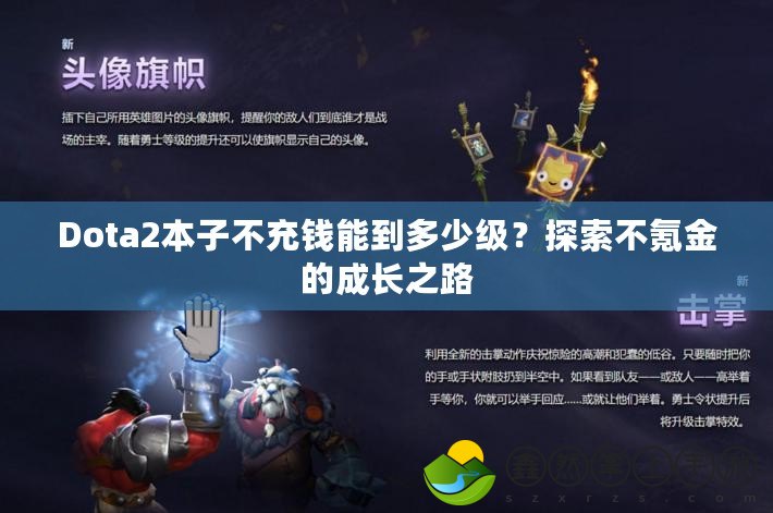 Dota2本子不充錢能到多少級？探索不氪金的成長之路